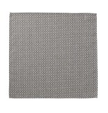 Le Jacquard Français servet Empreintes Tissage charbon black