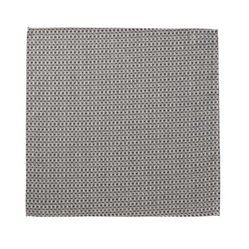 Le Jacquard Français servet Empreintes Tissage charbon black