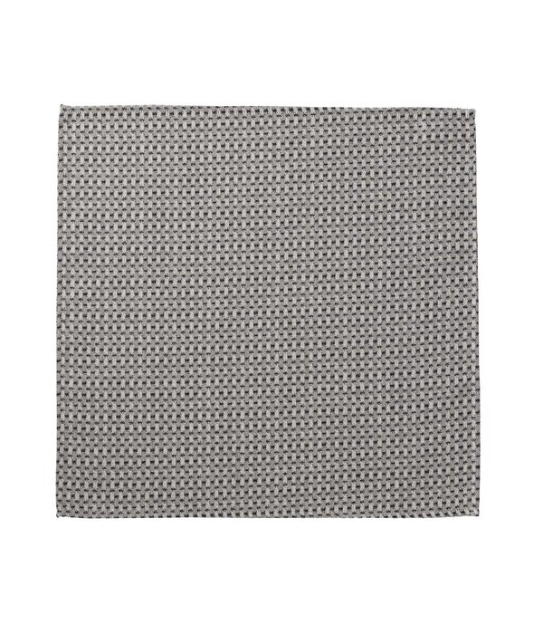 Le Jacquard Français servet Empreintes Tissage charbon black