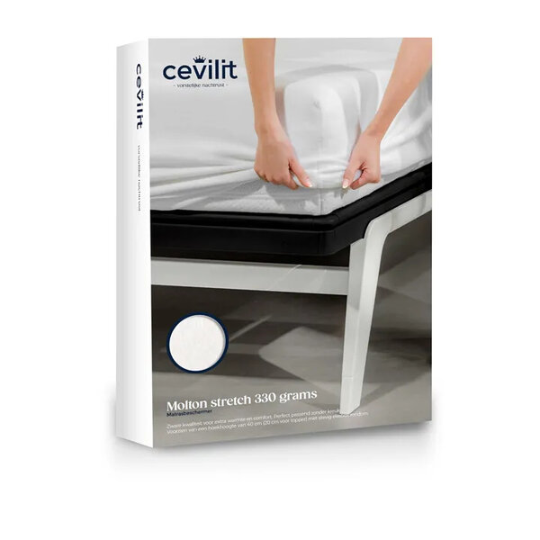 molton stretch matrasbeschermer, strakke pasvorm