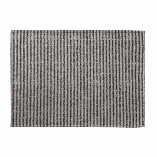 gecoate placemat Empreintes Rayures charbon black
