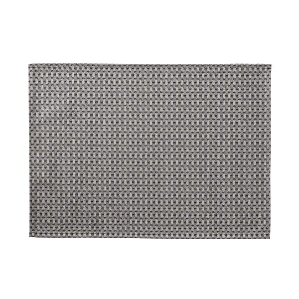 gecoate placemat Empreintes Tissage charbon black