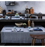 Le Jacquard Français tafellaken Empreintes cobalt blue