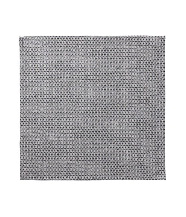 Le Jacquard Français servet Empreintes Tissage cobalt blue