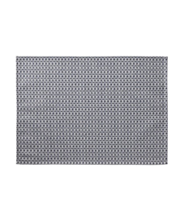 Le Jacquard Français gecoate placemat Empreintes Tissage cobalt blue