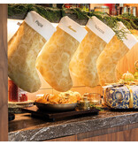 Le Jacquard Français kerstsok Féerie yellow