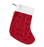 Le Jacquard Français kerstsok Féerie red