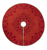 Le Jacquard Français kerstboomkleed Féerie red