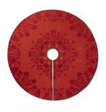 Le Jacquard Français kerstboomkleed Féerie red