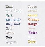 Le Jacquard Français kerstsok Féerie yellow