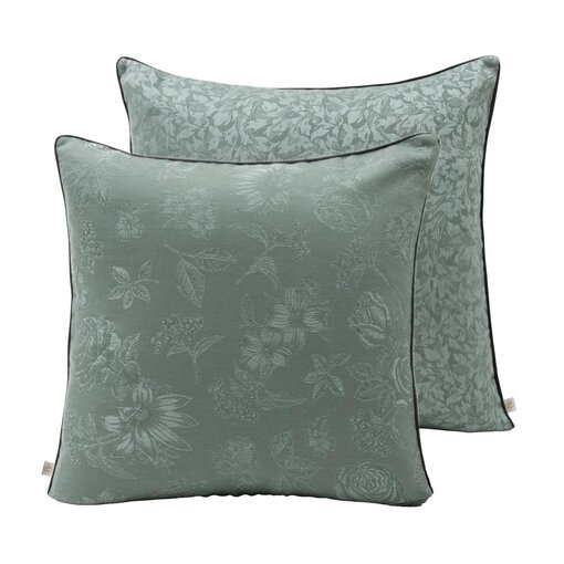 Le Jacquard Français Romance tendresse green kussenhoezen, vanaf