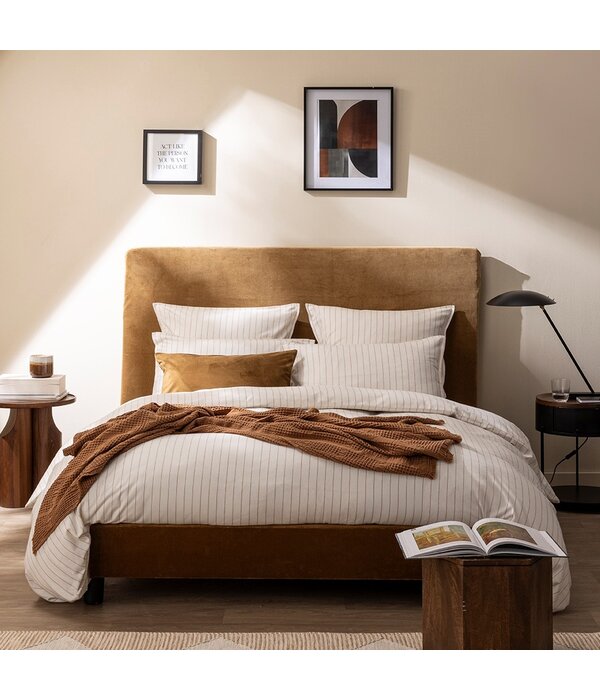 Essix flanellen beddengoed Equilibre noisette (flanel)