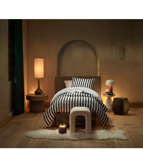 De Witte Lietaer dekbedovertrekset Matcha winter moss, flanel