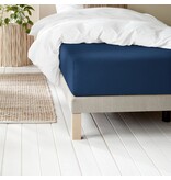 De Witte Lietaer flanellen blue indigo hoeslaken Laurence