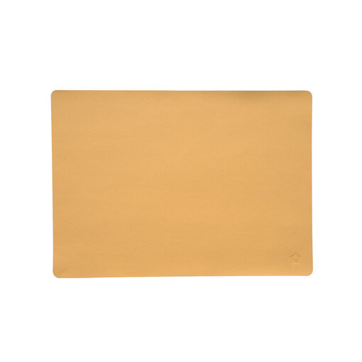 Jazz sonne (SN) lederlook rechthoekige placemats per 6