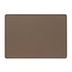 Jazz mocha mousse (MM) lederlook rechthoekige placemats per 6