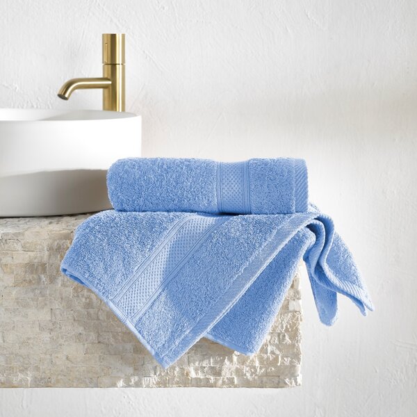 blauwe handdoeken Stephanie sky blue, vanaf
