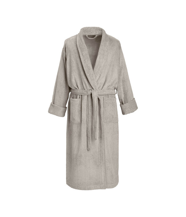 De Witte Lietaer lichtgrijze badjas Etrusk dove