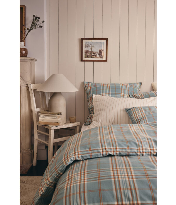 Essix flanellen dekbedovertrek Tartan
