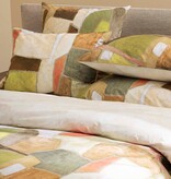 Designers Guild dekbedovertrek Clay Collage terracotta, 200TC