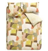 Designers Guild dekbedovertrek Clay Collage terracotta, 200TC