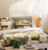 Designers Guild dekbedovertrek Clay Collage terracotta, 200TC