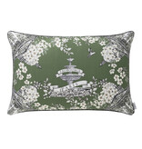 Alexandre Turpault Fauborg mousse/moss green kussenhoes (linnen)