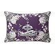 - Fauborg prunelle/eggplant violet kussenhoes (linnen)