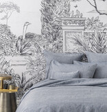 Alexandre Turpault Jouvence marine dekbedovertrek, 100% hennep, vanaf