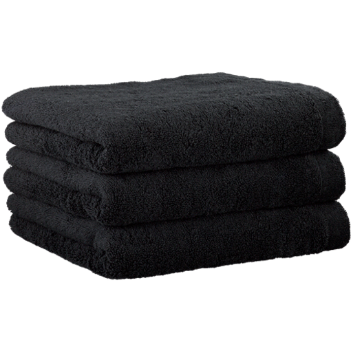 Cawö zwarte handdoekenlijn Lifestyle noir, uni 7007 (906)