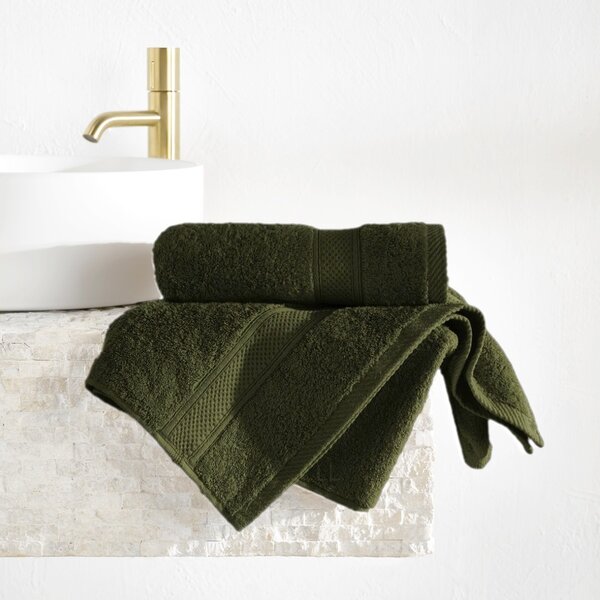 handdoeken Stephanie khaki, vanaf