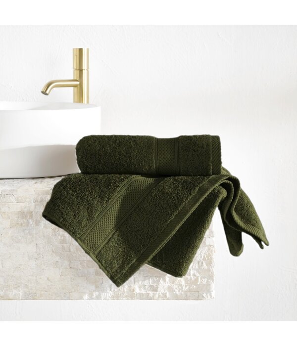 De Witte Lietaer handdoekenlijn Stephanie khaki