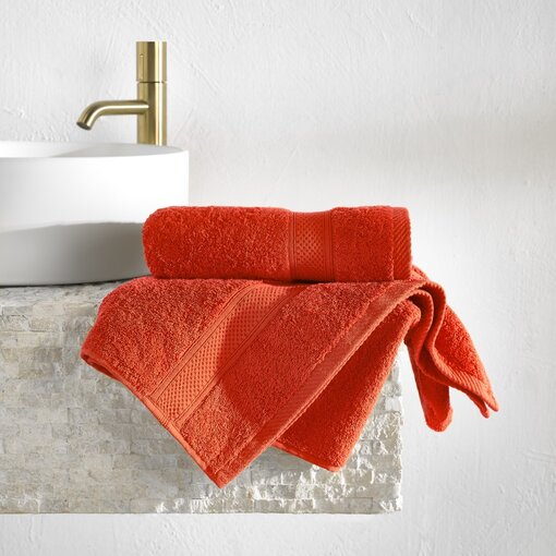 De Witte Lietaer handdoeken Stephanie tiger - burnt orange tint, vanaf