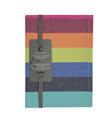 Cawö theedoek katoen Cuisine Lifestyle Blockstreifen 7058 multicolor donker (84), 50x70 cm