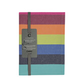 Cawö theedoek katoen Cuisine Lifestyle Blockstreifen 7058 multicolor donker (84), 50x70 cm