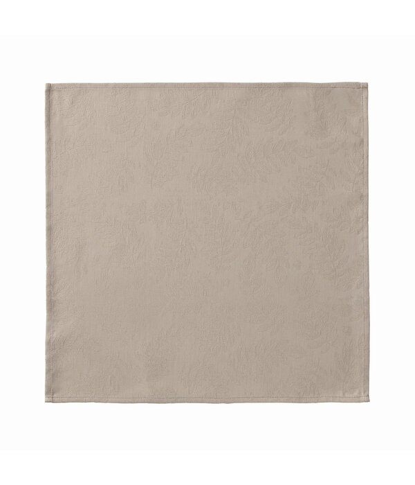 Le Jacquard Français tafellinnen Vegetal mood beige