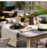 Le Jacquard Français gecoat tafellinnen Vegetal mood beige, 100% katoen, vanaf