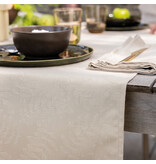 Le Jacquard Français gecoat tafellinnen Vegetal mood beige, 100% katoen, vanaf
