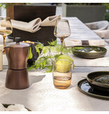 Le Jacquard Français gecoat tafellinnen Vegetal mood beige, 100% katoen, vanaf