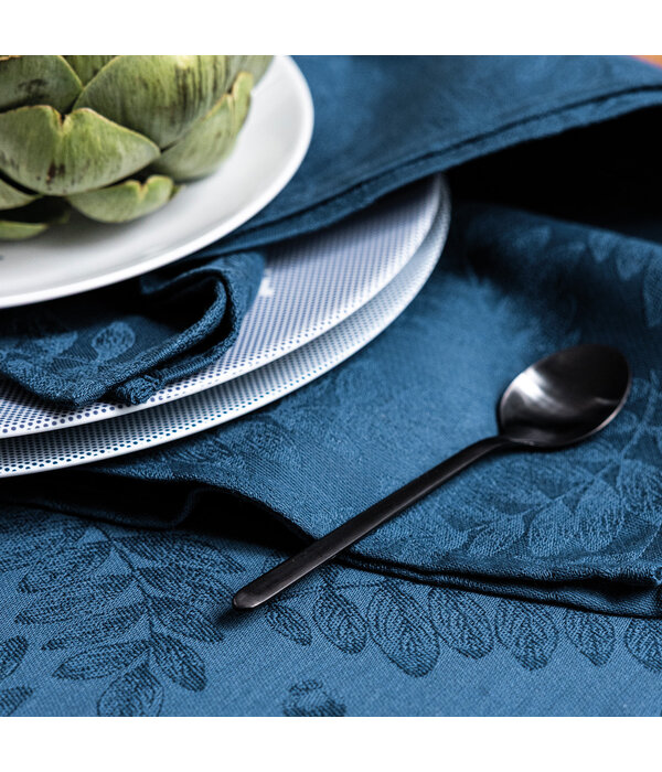 Le Jacquard Français tafellinnen Vegetal mood blue
