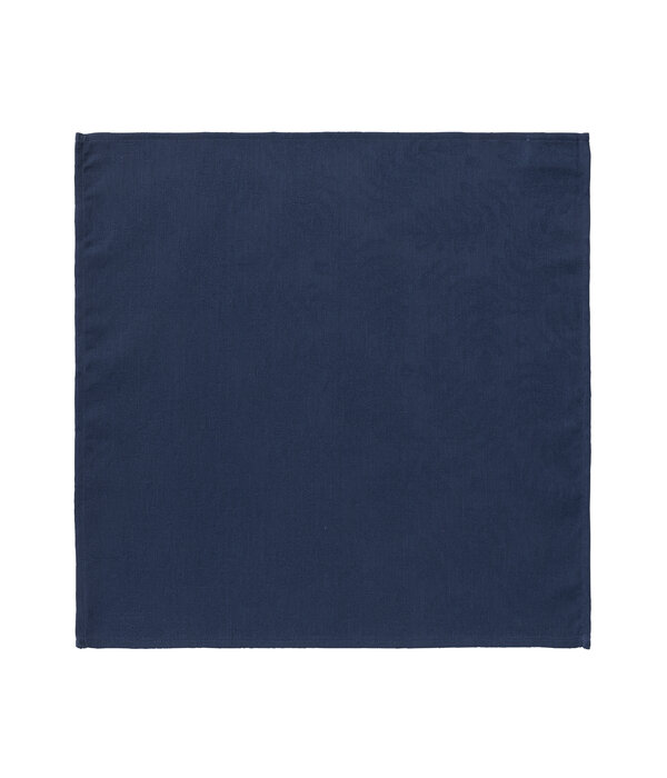 Le Jacquard Français gecoat tafellinnen Vegetal mood blue, 100% katoen, vanaf