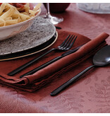 Le Jacquard Français gecoat tafellinnen Vegetal mood goji, 100% katoen, vanaf