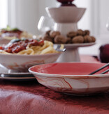 Le Jacquard Français gecoat tafellinnen Vegetal mood goji, 100% katoen, vanaf