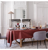 Le Jacquard Français gecoat tafellinnen Vegetal mood goji, 100% katoen, vanaf