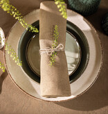 Le Jacquard Français gecoat tafellinnen Vegetal mood avocat, 100% katoen, vanaf