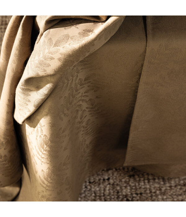 Le Jacquard Français gecoat tafellinnen Vegetal mood avocat, 100% katoen, vanaf