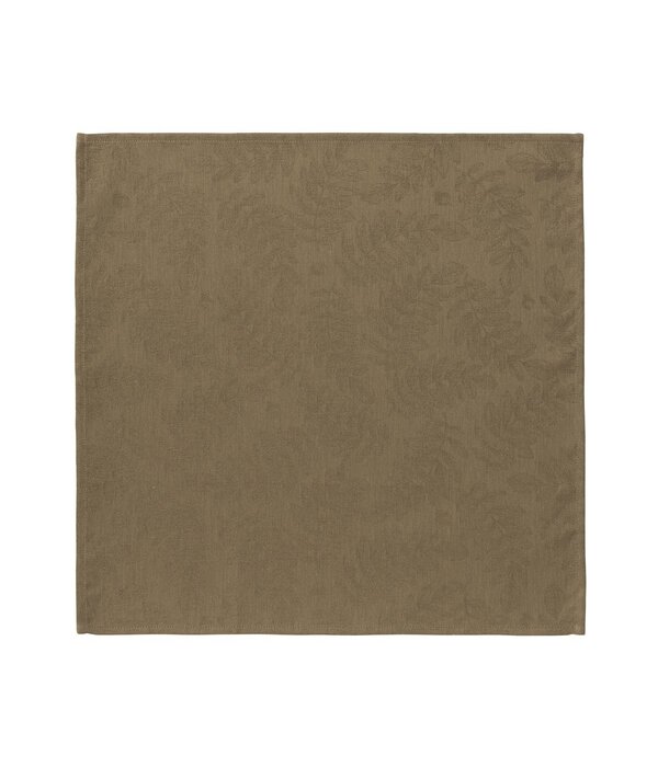 Le Jacquard Français gecoat tafellinnen Vegetal mood avocat, 100% katoen, vanaf