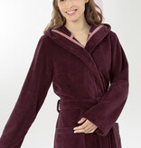 Cawö dames badjas burgund, 825 (burgund 88)