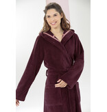 Cawö dames badjas burgund, 825 (burgund 88)