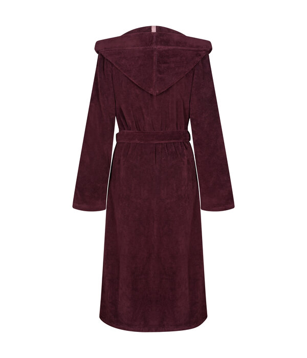 Cawö dames badjas burgund, 825 (burgund 88)